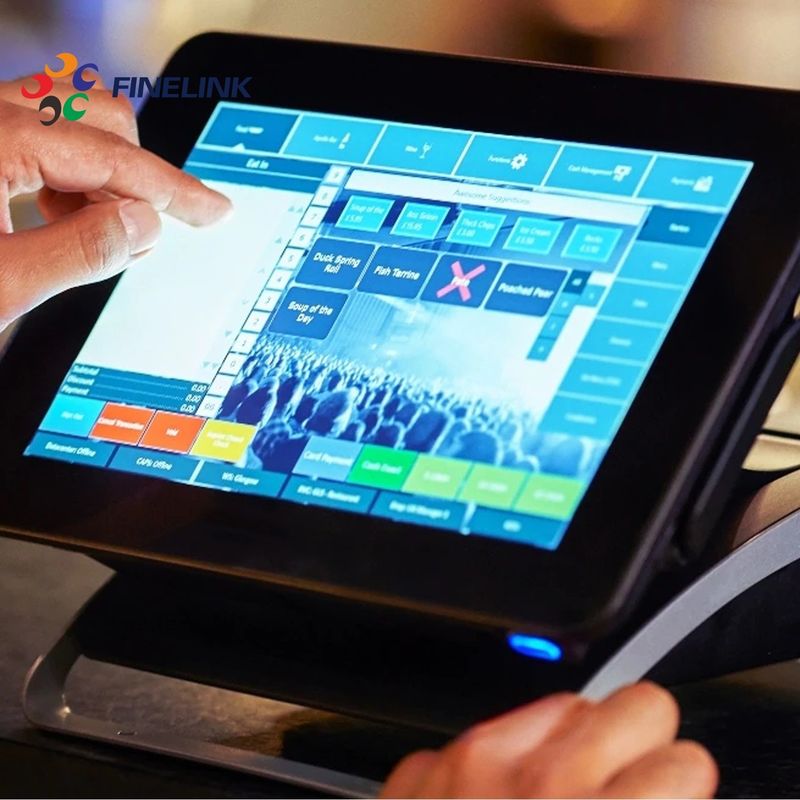 10.4 ίντσες πολυεπαφή οθόνη LCD χωρητική RS232 τύπος διεπαφής