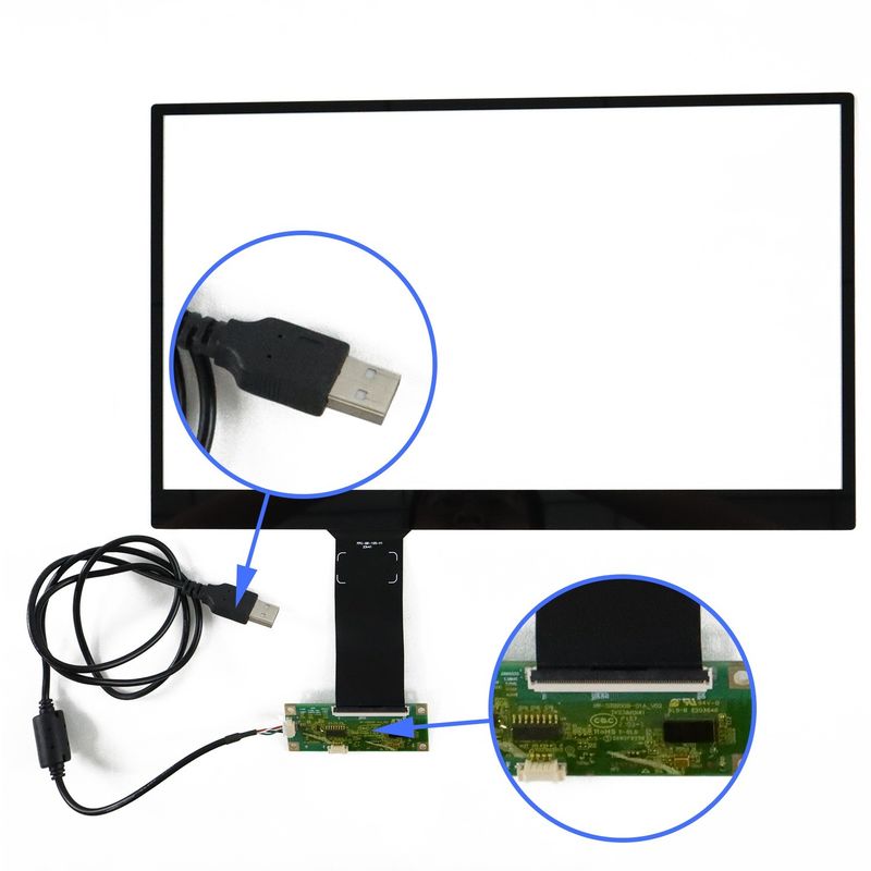 15.6 ίντσες Μικρό μέγεθος χωρητικό USB οθόνη αφής Πίνακα για Wins λειτουργικό σύστημα