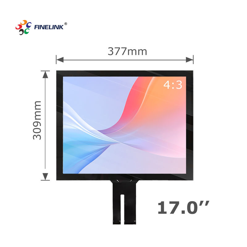 17 ιντσών G G Συγκινητικό PCAP Touch Panel για τερματικό τράπεζας USB/I2C/Serial Port Interface