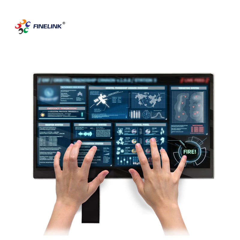 Διασύνδεση USB I2C Multi Touch PCAP GG 15.6 ιντσών χωρητικό πάνελ αφής για οθόνη POS