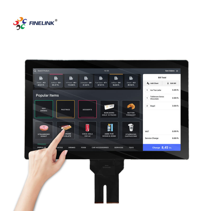 21.5 ιντσών USB Multi-Touch Συγκινητικό Πίνακα Αγγίγματος με δομή IC FPC γυαλιού